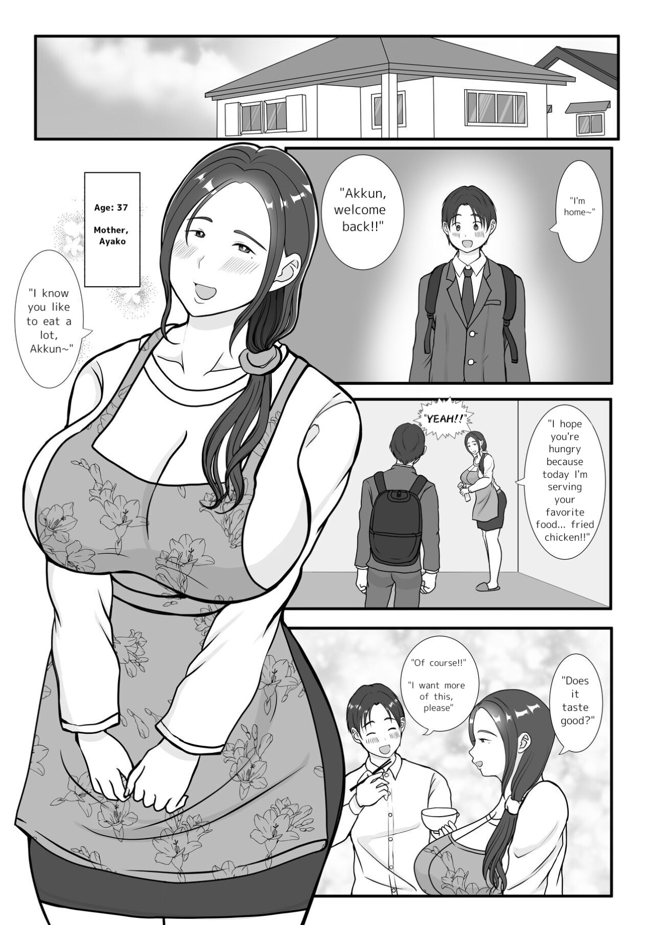Hentai Manga Comic-I'm madly in love with my mom. 1-Read-2